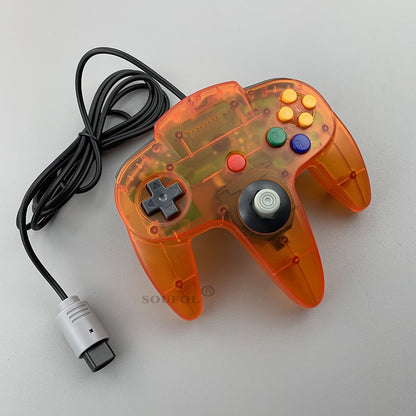 Wired Gamepad For NS 64 Host N64 Controller Gamepad Joystick For Classic Nintend 64 Console Games For Mac Computer PC