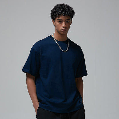 100 Heavy Weight Cotton T shirt For Men Women,Short Sleeve Plain Tops,Solid Oversized Tee Shirts,Quality Clothing 6.8oz 230gsm