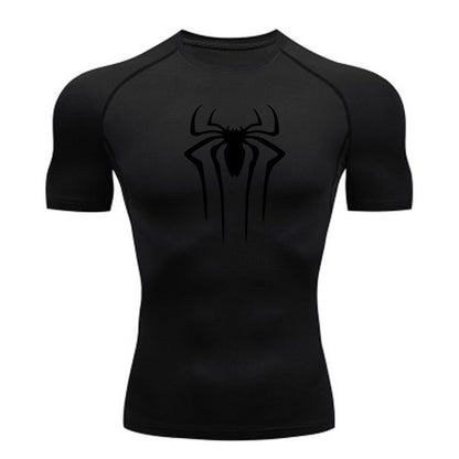 New Compression Shirt Men Fitness Gym Super Hero Sport Running T-Shirt Rashgard Tops Tee Quick Dry Short Sleeve T-Shirt For Men