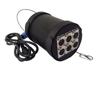1pc 6 Port DMX Splitter And Amplifier Output 512x 6 Channels For Dj Disco Stage Light Control