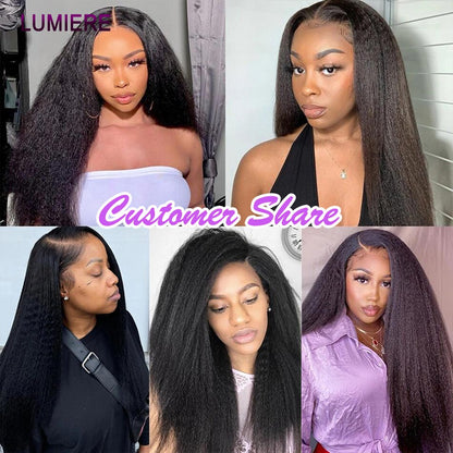 Pacotes de Cabelo Humano Liso Kinky Yaki 100% Cabelo Humano Virgem Puro Brasileiro Extensões de Cabelo em Promoção/Liquidação