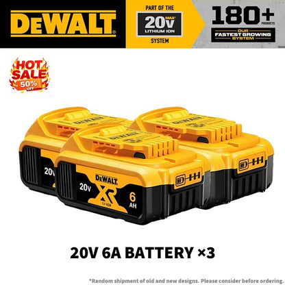 ??DCB609 Bateria Original Dewalt 20V/60V 9.0Ah 18650 Li-Ion para Ferramentas Elétricas DCB205 DCB206 Carregador de Bateria para Ferramentas sem Fio