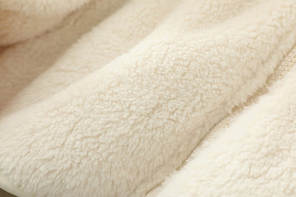 Women's Fleece Coat Winter Warm Thicken Jacket Two-Sided Wear Double-Sided Velvet Coral Fleece Coats Polar Fleece Jackets