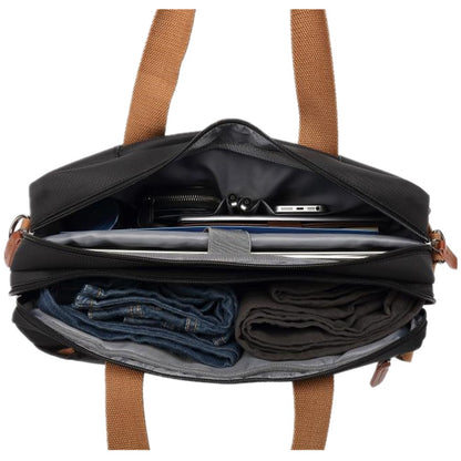 Nova Mochila Conversível Multifuncional 2025 Mochila para Notebook de 15,6/17,3 Polegadas Mochila de Viagem de Negócios Mochila Escolar de Nylon Impermeável