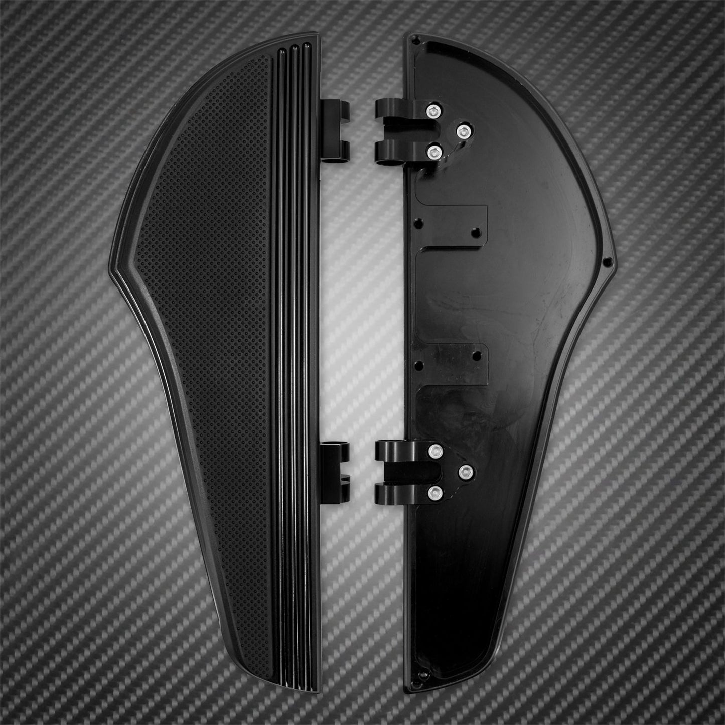 Pedaleiras Antiderrapantes Dianteiras para Motocicleta Harley Softail Fatboy Deluxe Touring Electra Glide FLHR