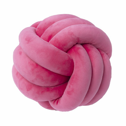 Woven Knotted Ball Pillow Gaming Chair Back Stuffed Cushion Cute Plush Throw Pillow Sofa Decorative Cushion Home Accessories