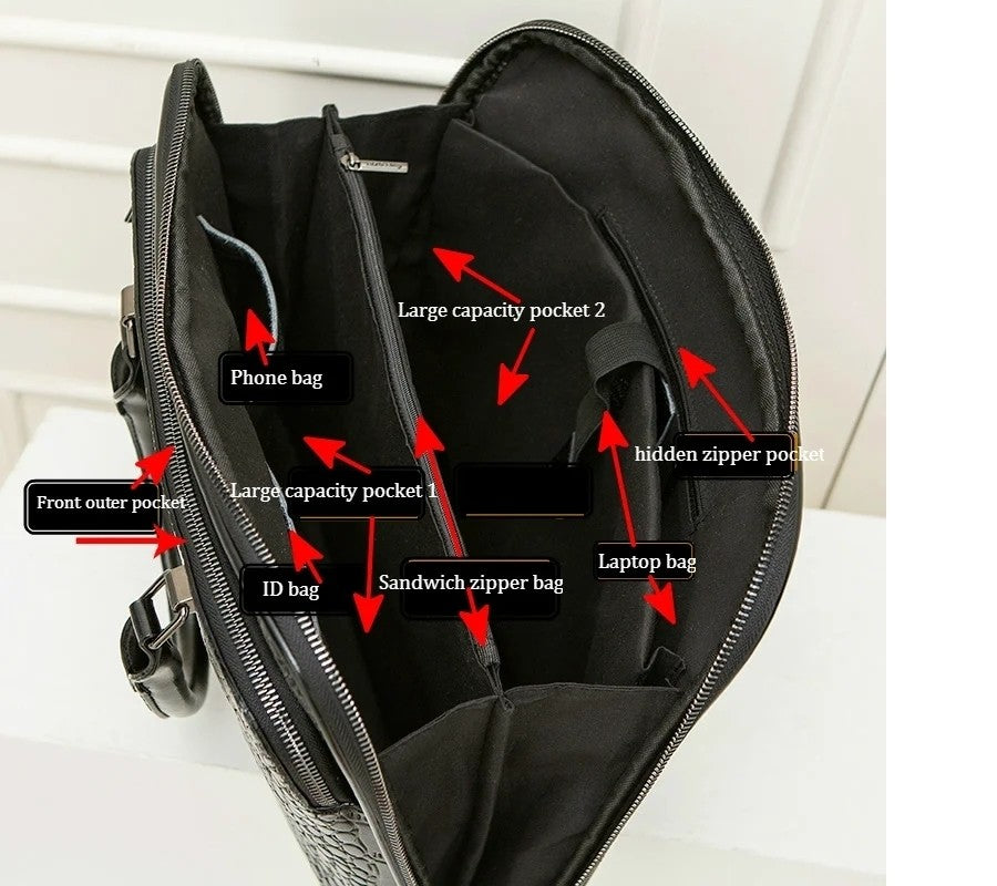 Motaora 2025 Women's Bag Leather Briefcase For 14-inch Laptops Women Professional Business Shoulder Bag Fashion Solid Handbags