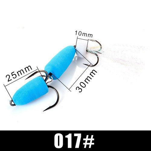 Newest Mandula Polychrome Fishing Lure Soft Lures Foam Bait Swimbait Wobbler Bass Pike Lure Artificial Baits with 2 Treble Hooks