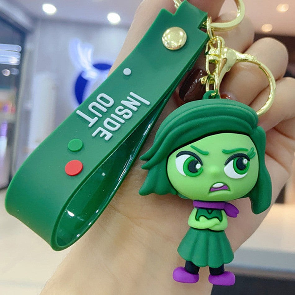 6 pçs/conjunto Dentro Fora Brinquedo Infantil Boneco de Ação Tristeza Alegria Raiva Boneca de Ação Enfeite de Bolo Enfeite de Mesa Presente de Aniversário Infantil