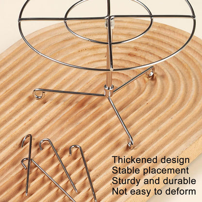 Stainless Steel Grill With 24 Skewers Air Fryer Stand Can Air Fryer Skewer Rack Stainless Steel Wire Rack Kitchen Gadgets Grill