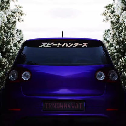 Car Motorcycle Styling Decals Reflective Stickers JDM for Auto Front Windshield Street Racing Rear Windscreen Door Style Decals