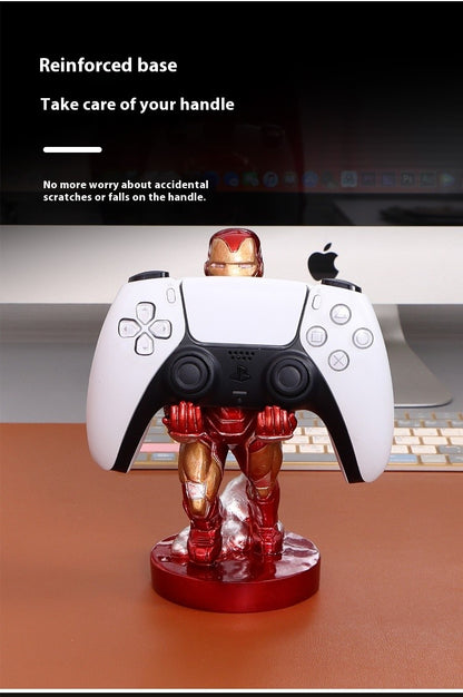 New Avengers Anime Homem-Aranha Venom Ps5 Xbox Suporte de Exposição Base Deadpool Action Figure Brinquedos Celular Ps4 Suporte Modelo Boneca