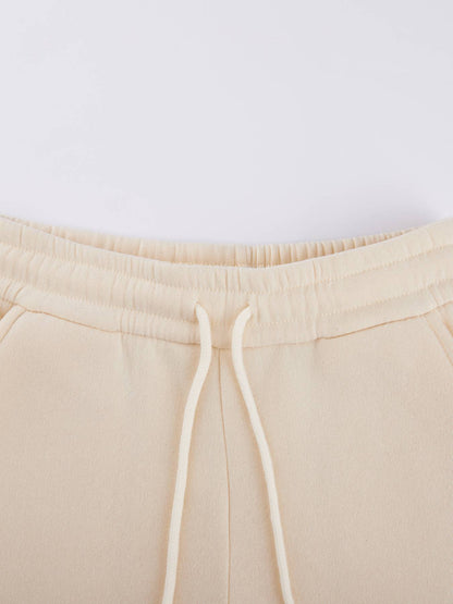 Mexico Creative Letter Prints Sweatpants Mens Casual Trousers Elastic Waist Loose Pocket Jogger Pants Autumn Fleece Warm Clothes