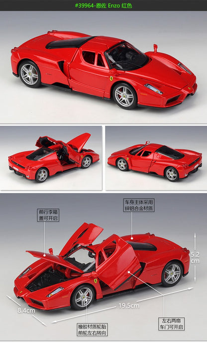 Maisto 1:24 Ferrari FXX K Roma Monza SP1 Carro Modelo Die-Cast Miniatura Carros Modelos Coleção Brinquedos Presentes Atacado