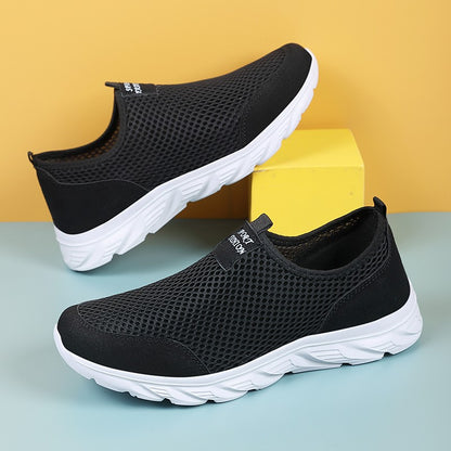 Tênis Casual Masculino Leve 2023 Respirável Slip-on Antiderrapante para Caminhada ao Ar Livre Tamanho 39-47
