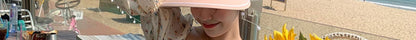 New Sun Hat Women's Uv Protection Sun Hat Summer Empty Cap Large Brim Outdoor Cycling Face Shade Hat Woman
