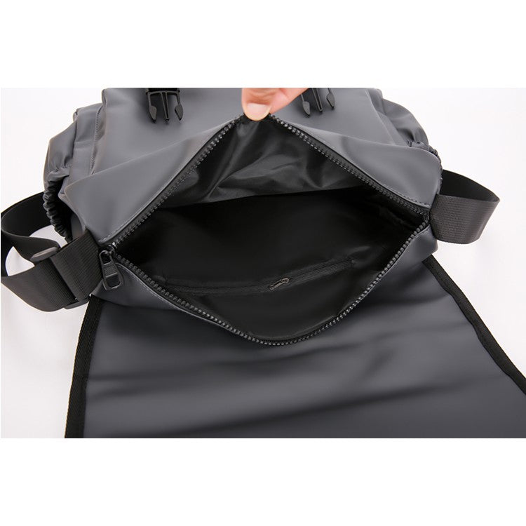 Fashionable Multi Pocket Messenger Bag - large capacity with adjustable strap, daily commuting - durable, travel bag, multi-func