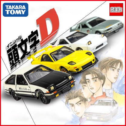 TOMY Initial D Toyota AE86 Supra RX7 GTR Carros de Liga Leve Fundidos e Veículos de Brinquedo Modelo de Carro em Miniatura Escala de Modelo de Carro Para Crianças