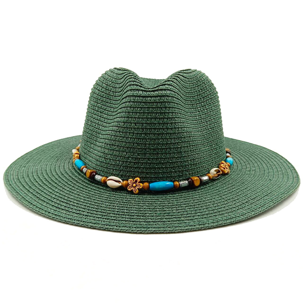 Rose Red Summer Straw Hat Jazz Top Visor Hat New Accessories Outdoor Summer Visor Beach Hat  sombreros