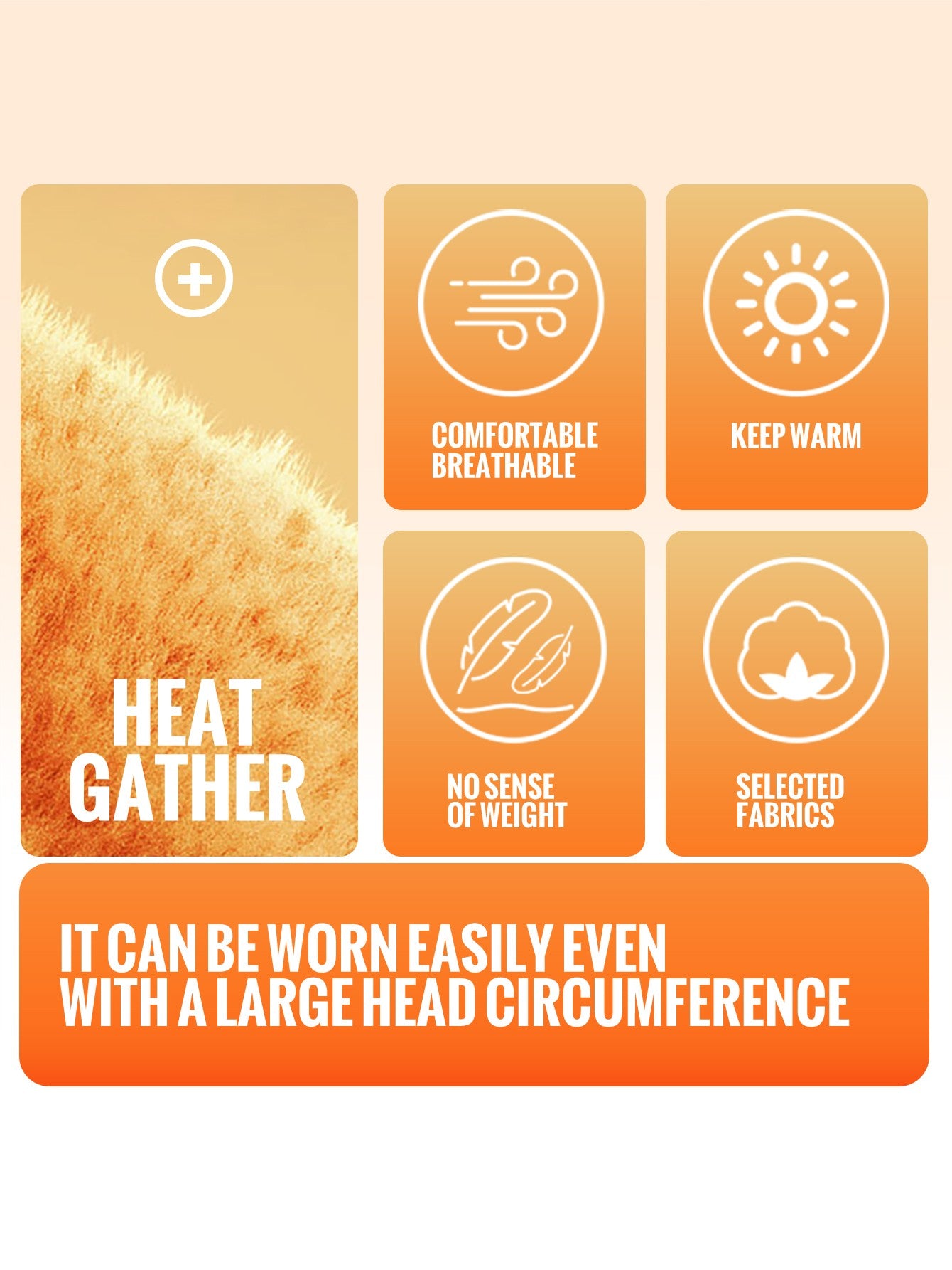 WRELS Warm Beanie Knitted Skull Cap Fashion Winter Hat Thermal Fleece Lined Sports Hat Windproof Sweat Absorbing Sports Hat