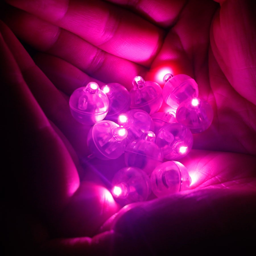 50/100/150/200/300pcs Tumbler Round Ball Light Balloon LED Flash Luminous Lamps Lantern Light for Wedding Party Birthday Decor