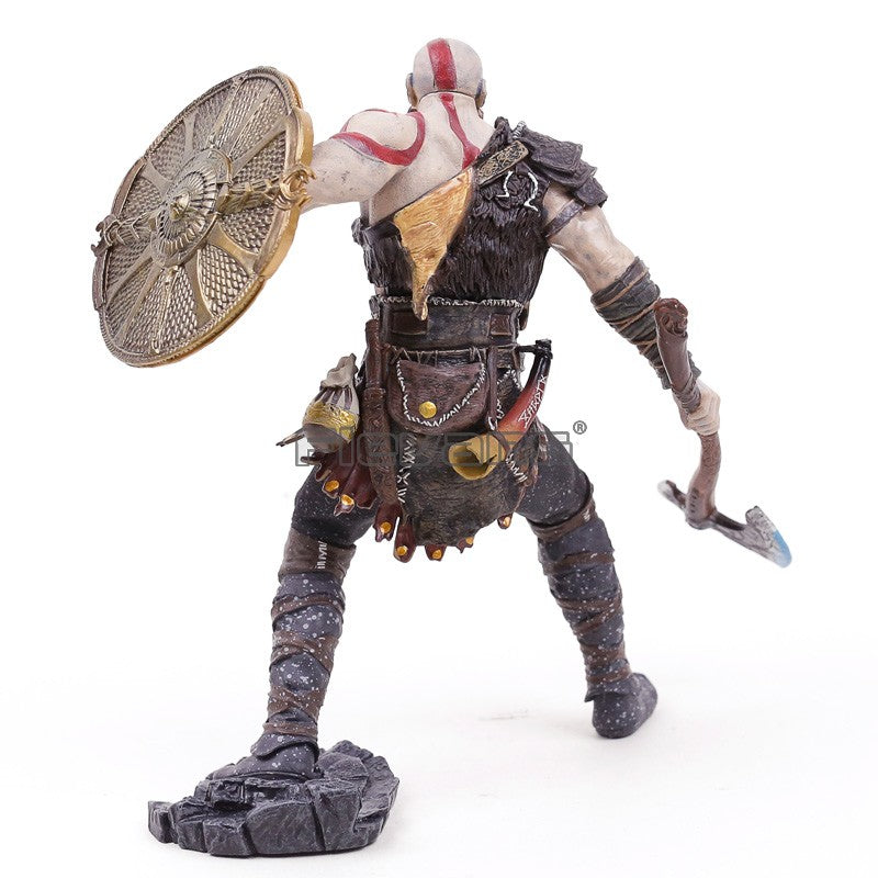 NECA God of War 2018 Kratos & Atreus Ultimate PVC Action Figure Modelo Colecionável Brinquedo 2-pack