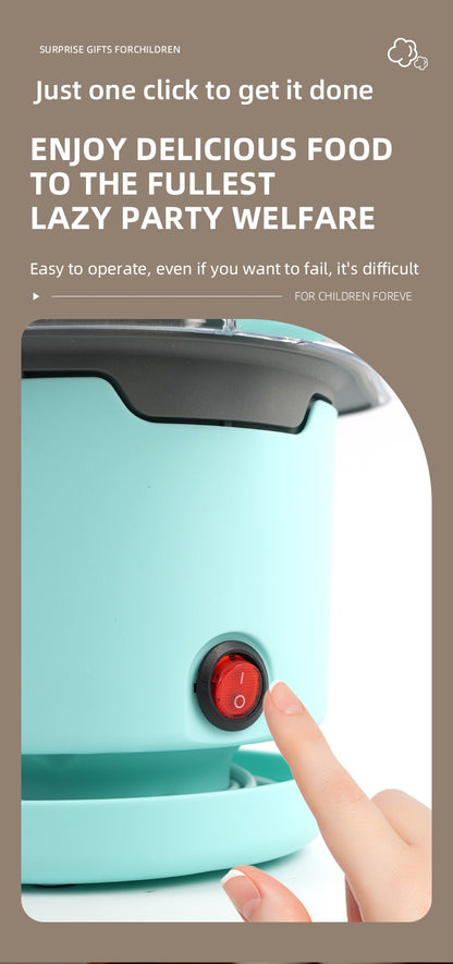 Popcorn Machine Household Healthy Hot Air Oil Free Corn Popcorn Maker For Kitchen Kids Home-made Popcorn Movie Snack 110V/220V