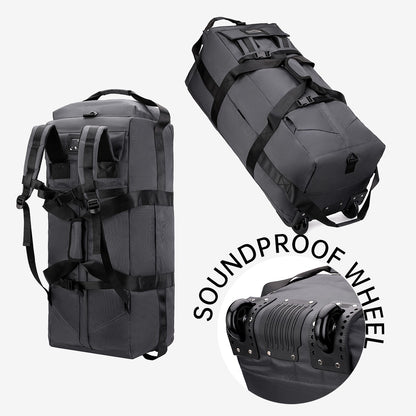 Travel Bag, Large-Capacity Handbag, Portable Outdoor Hand Luggage, Roller Travel Bag, Convenient and Practical Unisex Duffel Bag