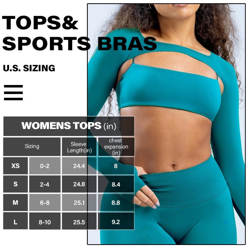 New Sports Long Sleeve Shrug Seamless Spandex Woman Fitness Elastic Breathable Shrug Sports Long Sleeve?Not Contain Bra?
