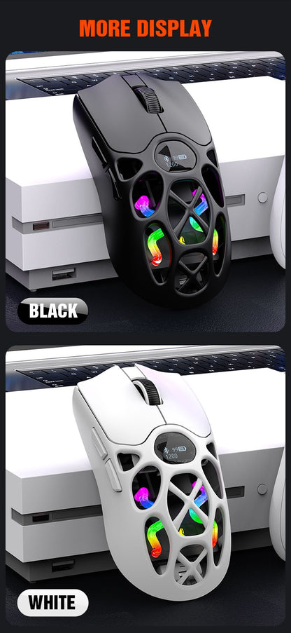 XUNFOX H16 Bluetooth wireless three-mode game mouse laptop e-sports lightweight mouse