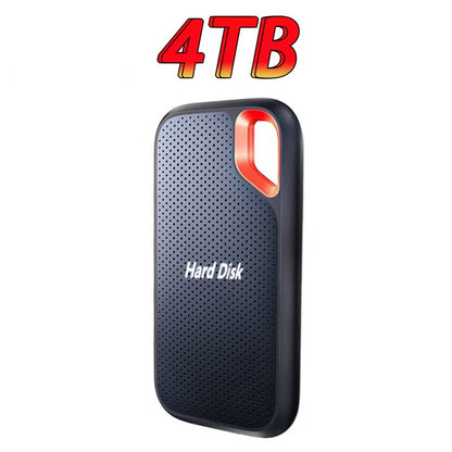 Portable SSD External Hard Drive 4TB USB3.2 Type-C External Storage Compatible with Laptop/PC/Mac Shockproof Plug&Play Hard Disk