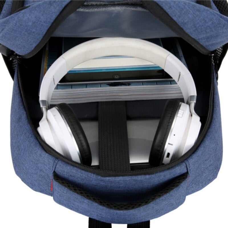 Mochila Masculina Grande Capacidade Simples Moda Viagem Feminina Estudante Notebook