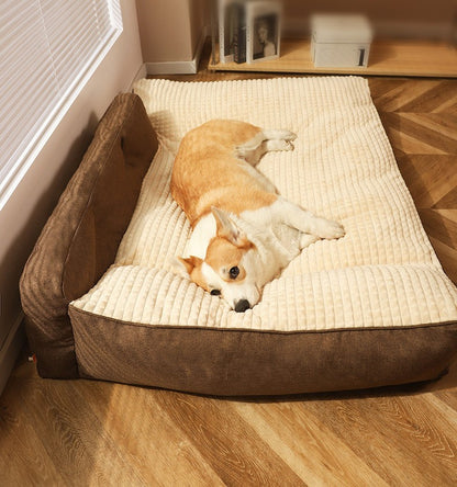 Sofá para Cachorros Grandes Confortável Outono e Inverno Golden Retriever Cama Grande e Profunda para Cães Gatos Canil Ninho de Estimação