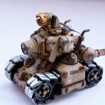Novo 1/35 Jogo de Computador Metal Slug Tanque Batalha Cena Heróis Inimigo Cativo Mini Pintado Bonito Coleção Montar Brinquedos de Modelo
