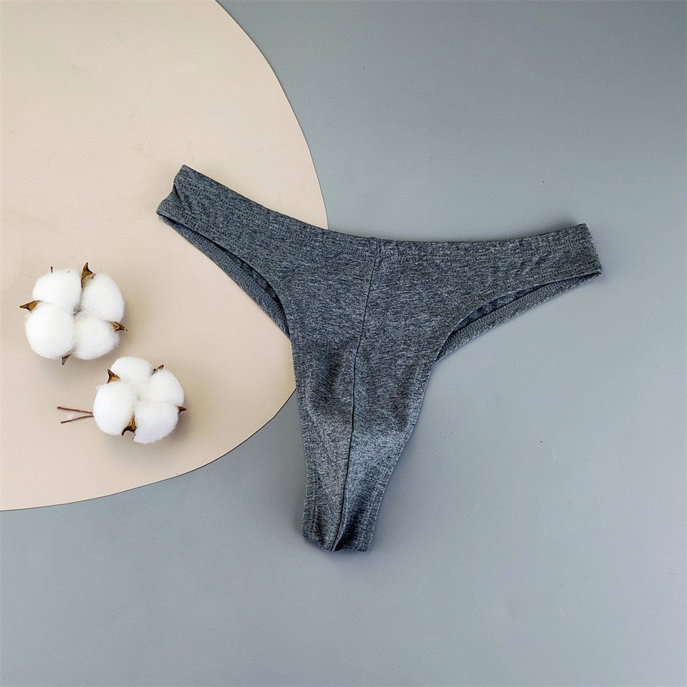 NEW 2025 Big Men Sexy Thongs Cotton Underwear Plus Size Male Convex Pouch G-string Briefs M/L/XL/XXL/XXXL