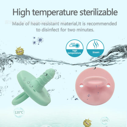 TYRY.HU Baby Newborn Soft Food Silicone Nipple Infant Safe Circle Type Nipples Toddler Pacifier Kids Teether Toy For Boy Girls