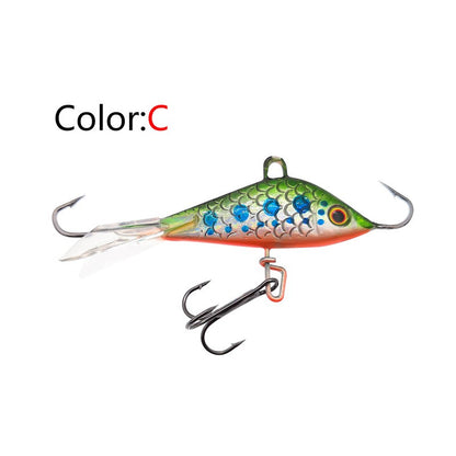 1PÇ Isca Artificial Jig Gelo de Inverno de Qualidade 5cm 7.5g Isca Falsa VIB Isca Artificial Leurre Balancer para Pesca de Carpa Lúcio Perca