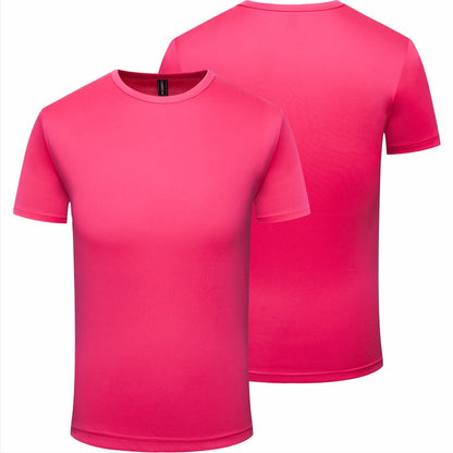 Quick-drying T-shirt Custom Logo Breathable Sports Top Embroidery Personalized Logo Team Activity T-shirt Print Pattern 2025