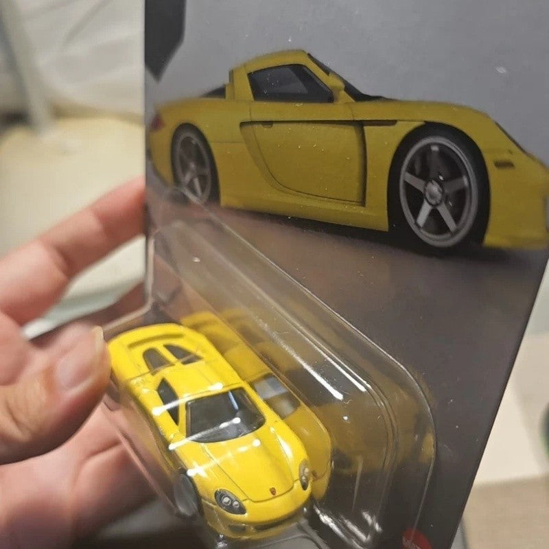 Hot Wheels Premium Car Culture Porsche Carrera GT Timeless Icons #3 Veículo de Brinquedo Colecionável de Metal Fundido na Escala 1/64 Original