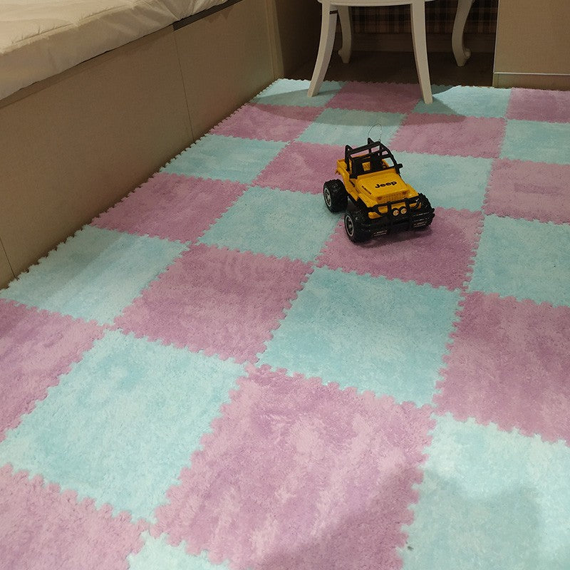 Soft Plush Children's Mat Baby Play Mat Baby Toys Eva Foam Puzzle Carpet In Children's Room Keep Warm Playmat 30*30*1CM