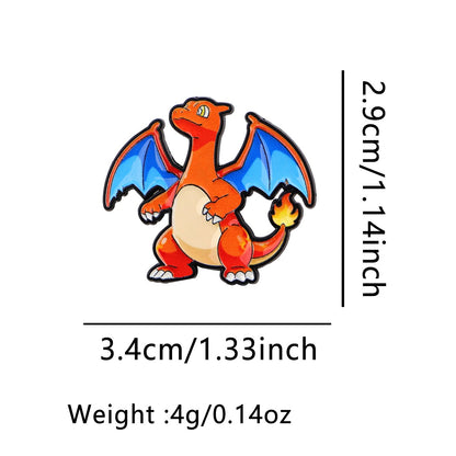 Japanese Anime Monsters Lapel Pins for Backpack Brooch on Clothes Enamel Pin Game Badges Jewelry Accessories Fans Gifts