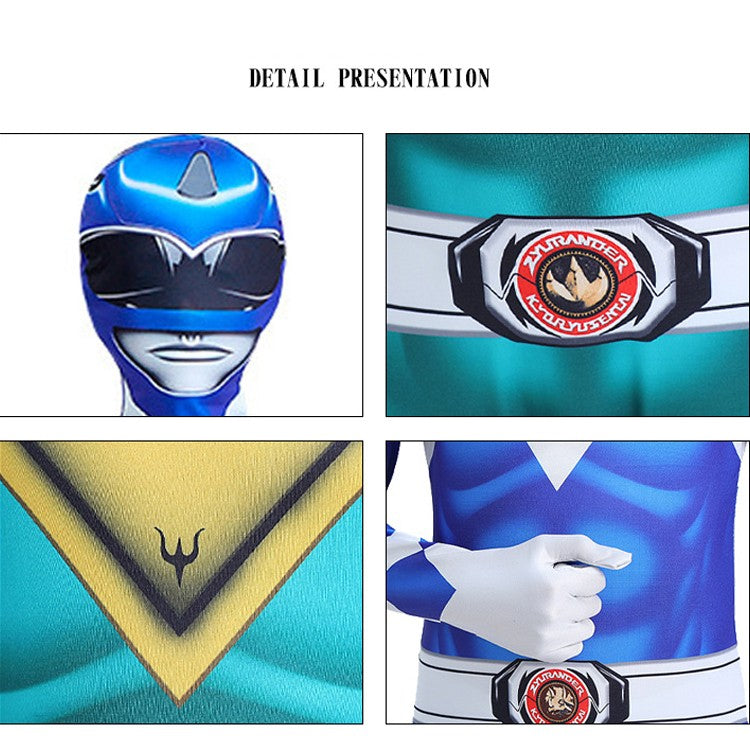 Morpher Superhero Cosplay Costume Samurai Sentai Shinkenger Rangers Cosplay Fantasia Halloween Birthday Party Jumpsuit Mask Suit
