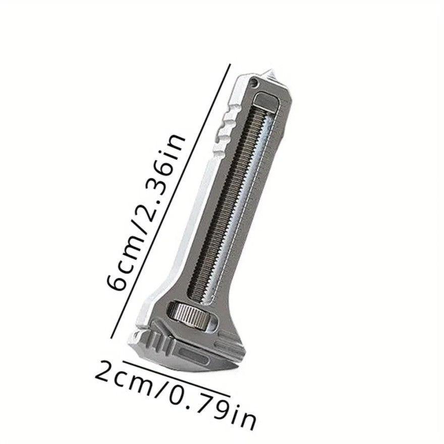 1 Peça Ferramenta Múltipla EDC Compacta Multiferramenta Portátil Chaveiro Cortador de Bolso Chave de Fenda Multiferramentas Kit de Sobrevivência para Acampamento