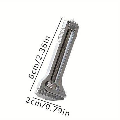 1 Peça Ferramenta Múltipla EDC Compacta Multiferramenta Portátil Chaveiro Cortador de Bolso Chave de Fenda Multiferramentas Kit de Sobrevivência para Acampamento
