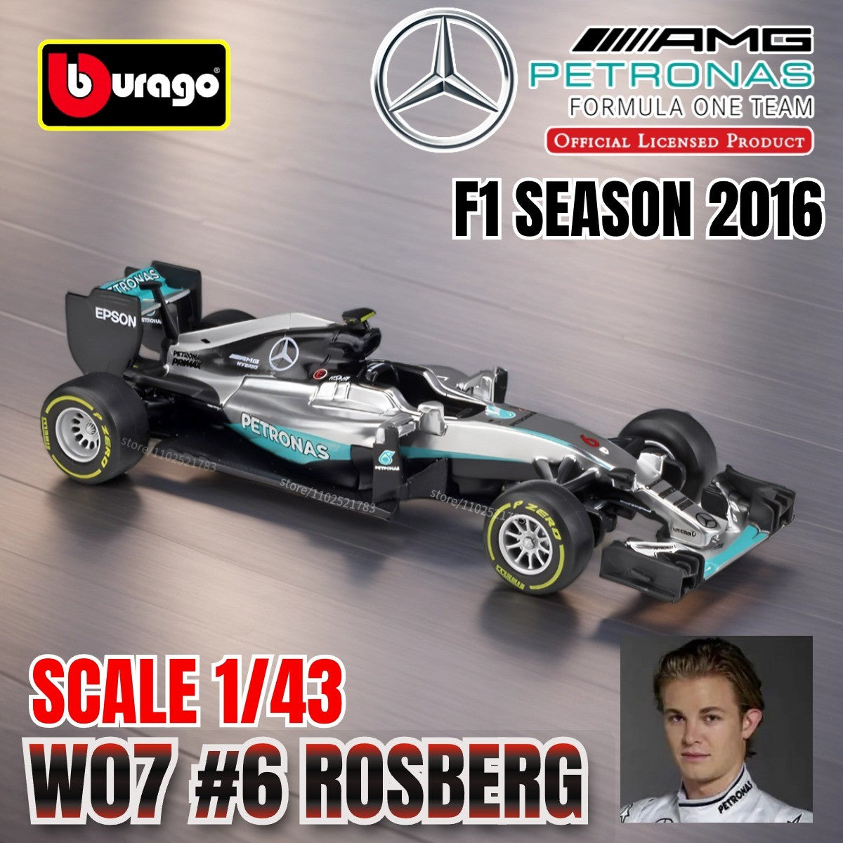 Bburago 1:43 Modelo de Carro de Corrida F1 Réplica em Miniatura Red Bull Mercedes Ferrari Veículo Presente de Natal Brinquedo Infantil para Amigo Menino