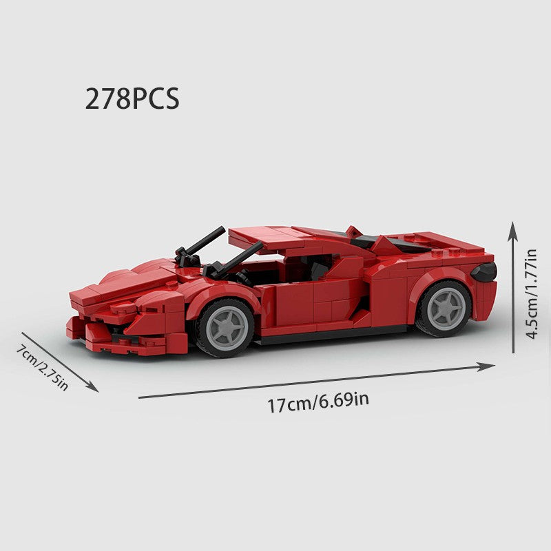 MOC Carro Esportivo de Corrida Veículo Cidade Speed Racer Modelo Técnico Blocos de Construção Tijolos Supercarro F1 Brinquedos Infantis Presentes para Meninos NSX