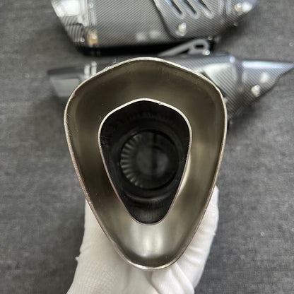 Universal 51mm Muffler Escape Stainless Motorcycle Exhaust AKR for Ninja Z400 250 Z900 ZX6R KTM RC 125 250 390 for YAMAHA R6 R3