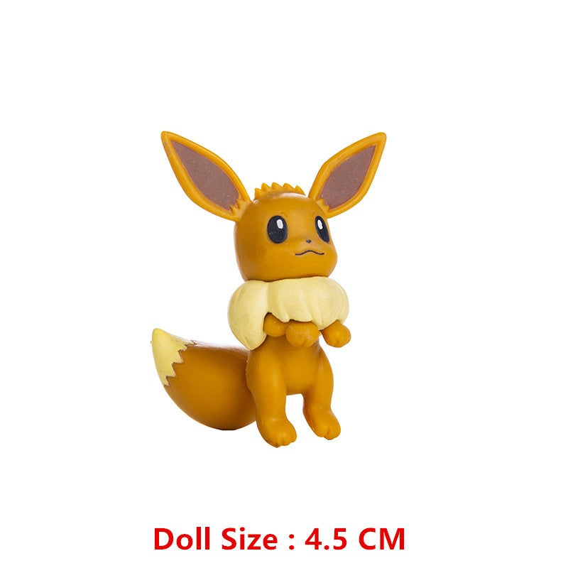 Pokémon 4-13cm Novos Desenhos Animados Filme Anime Figura Pikachu Mewtwo Charmander Blastoise Gurado Pet Ação Modelo Brinquedo Presentes