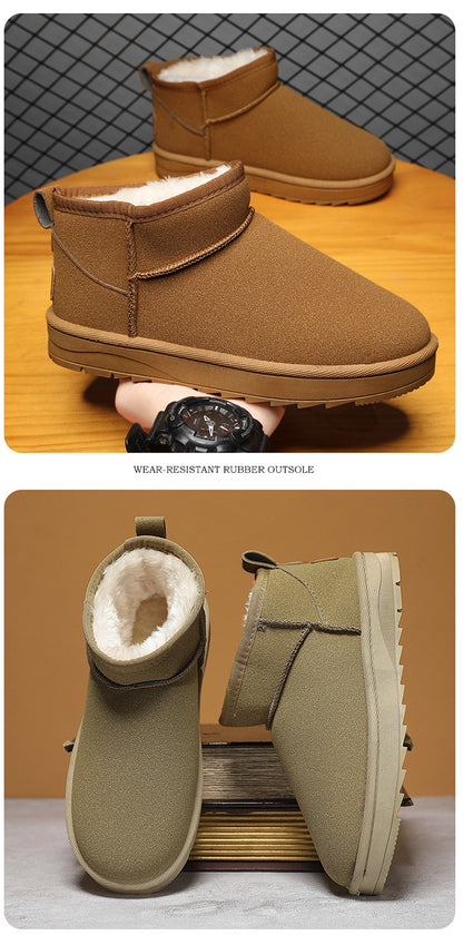 Snow Boots Man Shoes Men Korean Climate Lot Shoes Original High Heel Ankle Boots for You Women Sneakers Brown Boot Mens Shoe