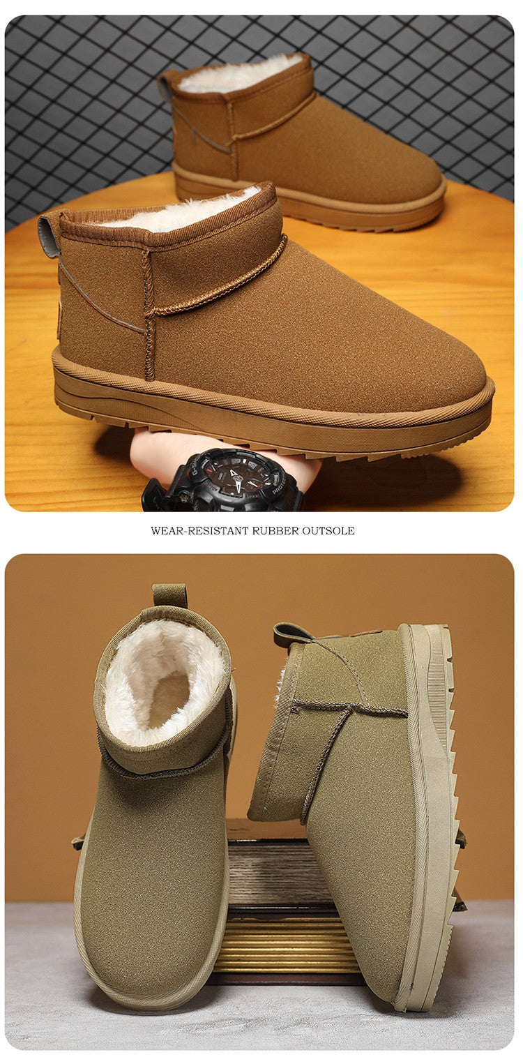 Snow Boots Man Shoes Men Korean Climate Lot Shoes Original High Heel Ankle Boots for You Women Sneakers Brown Boot Mens Shoe
